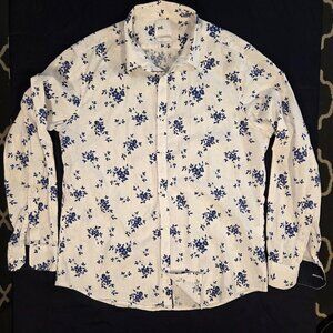 yd. Men's Linen/Cotton Button Down Shirt